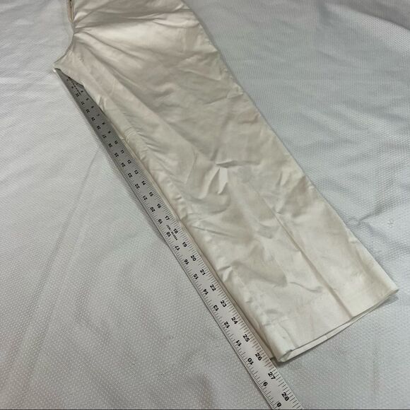 Trina Turk Shiny White Career‎ Trouser Lined Pants - Picture 3 of 8